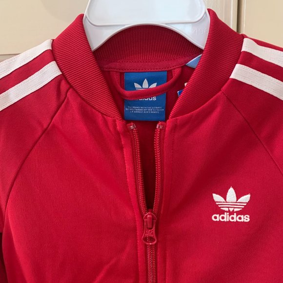 adidas Girl's Jogging Suit - Pink/White - Picture 5 of 10